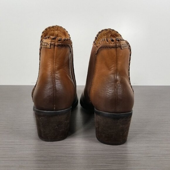 Pikolinos Andorra Chelsea Ankle Boots, Brandy Leather, Womens Size 6.5-7 US / 37 - Picture 5 of 11